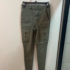 American Eagle Outfitters Olive Cargo Jeans